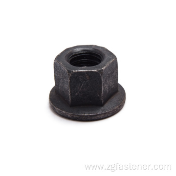 Hexagon with medium nuts black oxide DIN6331